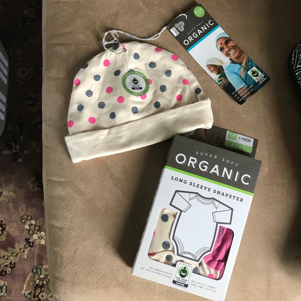 Organic cotton onesie set